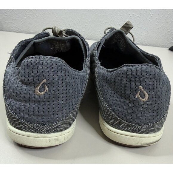 Olukai Shoes Mens 10 43 Blue Nohea Moku Mesh Boat Sneakers Slip On Shoes GUC main image 5